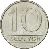 Reverse 10 Zlotych 1987 MW