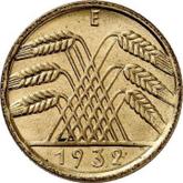 Reverse 10 Reichspfennig 1932 E
