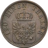 Obverse 3 Pfennig 1868 A