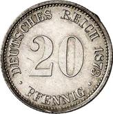 Obverse 20 Pfennig 1873 A