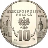 Obverse 10 Zlotych 2000 MW EO 130th Anniversary - Rapperswil Polish Museum