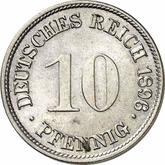 Obverse 10 Pfennig 1896 G