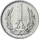 Reverse 1 Zloty 1972 MW