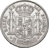 Reverse 2 Escudos 1867