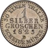 Reverse Silber Groschen 1825 D