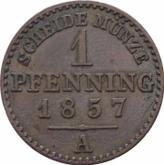Reverse 1 Pfennig 1857 A