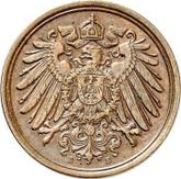 Reverse 1 Pfennig 1891 E