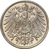 Reverse 10 Pfennig 1891 F