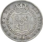 Reverse 4 Reales 1848 M CL