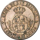 Reverse 1 Céntimo de escudo 1867