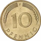 Obverse 10 Pfennig 1974 F