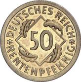 Obverse 50 Rentenpfennig 1924 A