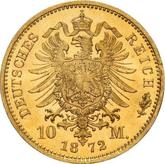 Reverse 10 Mark 1872 A Prussia