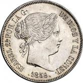 Obverse 20 Reales 1859