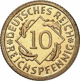 Obverse 10 Reichspfennig 1935 E