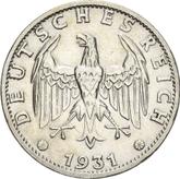 Obverse 3 Reichsmark 1931 F