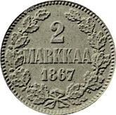 Reverse 2 Mark 1867 S