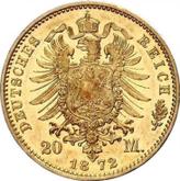 Reverse 20 Mark 1872 A Prussia