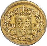Reverse 20 Francs 1816-1824