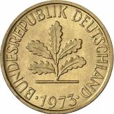 Reverse 5 Pfennig 1973 G