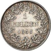 Reverse Gulden 1838 A.D.