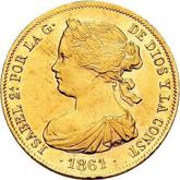 Obverse 100 Reales 1861