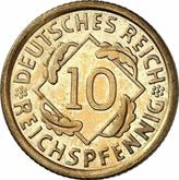 Obverse 10 Reichspfennig 1926 G