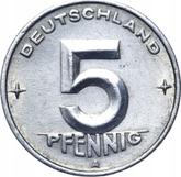 Obverse 5 Pfennig 1950 A