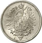 Reverse 10 Pfennig 1875 G
