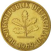 Reverse 10 Pfennig 1969 G