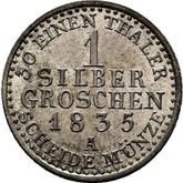 Reverse Silber Groschen 1835 A