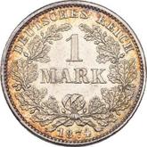 Obverse 1 Mark 1874 D