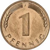 Obverse 1 Pfennig 1969 J