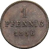 Reverse Pfennig 1856