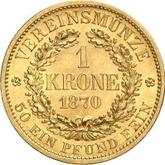 Reverse Krone 1870 B