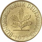 Reverse 10 Pfennig 1972 G