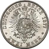 Reverse 2 Mark 1877 C Prussia