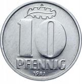 Obverse 10 Pfennig 1981 A