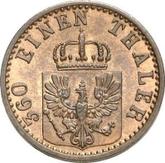 Obverse 1 Pfennig 1868 C