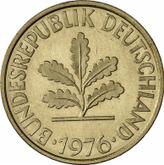 Reverse 10 Pfennig 1976 J