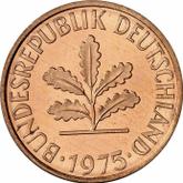 Reverse 2 Pfennig 1975 J