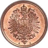 Reverse 1 Pfennig 1874 A