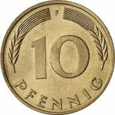 Obverse 10 Pfennig 1975 F