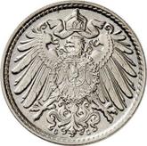Reverse 5 Pfennig 1891 G