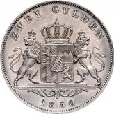 Reverse 2 Gulden 1850