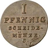 Reverse 1 Pfennig 1828 C