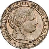 Obverse 1 Céntimo de escudo 1867