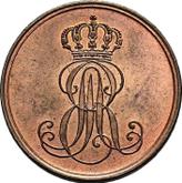 Obverse 1 Pfennig 1849 B