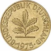 Reverse 10 Pfennig 1975 J