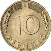 Obverse 10 Pfennig 1981 D